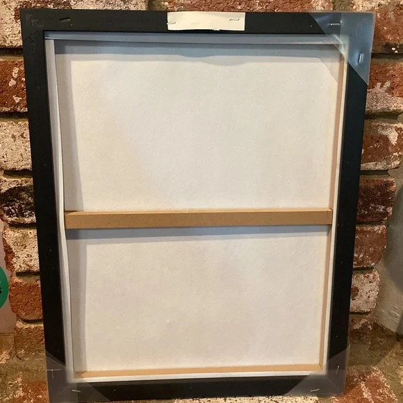 Framed Canvas Wall Decor- As Is